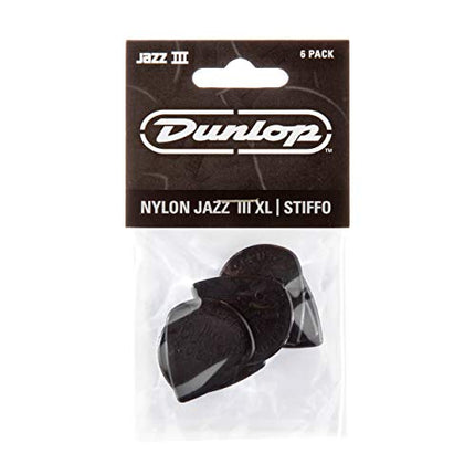 Buy Dunlop Nylon Jazz III XL, Black, 6/Player's Pack in India India