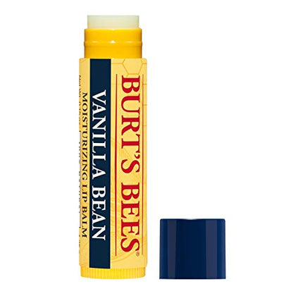 Burt's Bees Lip Balm Valentines Day Gifts for Her, Moisturizing Lip Care Spring Gift, for All Day Hydration, 100% Natural, Vanilla Bean (2 Pack) in India