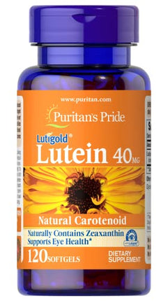 Puritan's Pride Lutein Softgel with Zeaxanthin (40 mg) -120 Softgels in India