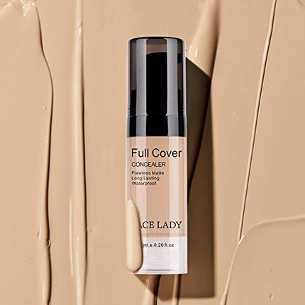 Buy Pro Full Cover Liquid Concealer, Waterproof Smooth Matte Flawless Finish Creamy Concealer Foundation in India