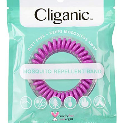 Buy Cliganic 10 Pack Mosquito Repellent Bracelets, DEET-Free Bands, Individually Wrapped India