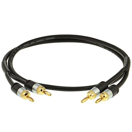 buy Mediabridge 12AWG Ultra Series Speaker Cable w/Dual Gold Plated Banana Tips (3 Feet) - CL2 Rated in India