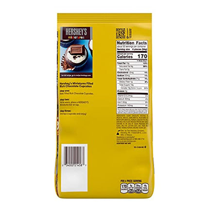 HERSHEY'S Miniatures Assorted Chocolate Candy, Holiday, 35.9 oz Bulk Party Bag (Pack of 2)