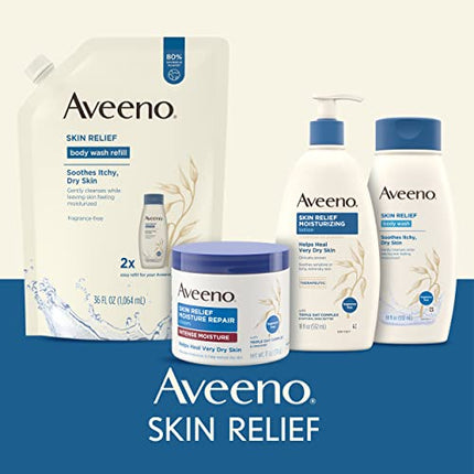 Aveeno 18 fl. oz Moisturizing Lotion for Dry Skin - Fragrance-Free Skin Relief