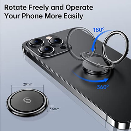 Buy Syncwire Cell Phone Ring Holder Stand, 360 Degree Rotation Finger Ring Kickstand with Polished Metal Finish in India