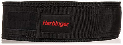 Harbinger 360890 4-Inch Nylon Weightlifting Belt, Medium,Black in India