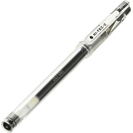 Buy PILOT Gel Ballpoint Pen, Hi-Tec-C 04, Fine, Black (LH-20C4-B) in India India