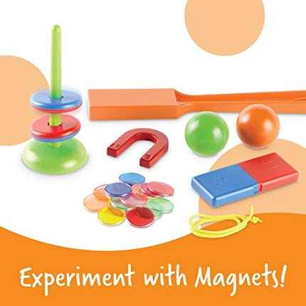 Learning Resources STEM Explorers - Magnet Movers, Develops Critical Thinking Skills, STEM Certified Toys, Educational Preschool Toys, 39 Pieces, Ages 5+
