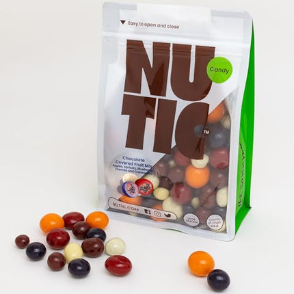Chocolate Covered Fruit Medley | 2 Lb | Made with All-Natural Ingredients | Chocolate-Covered Dried Apples, Apricots, Blueberries, Cherries & Cranberries | A Delicious Gift for Any Occasion | By Nutic