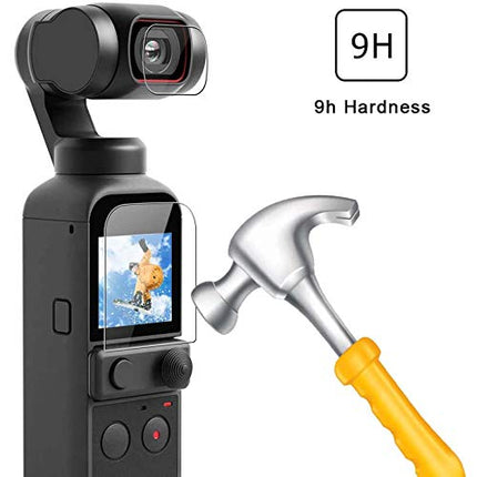 Buy [4 pack] Lens+LCD Screen Protector Appliable for DJI Osmo Pocket 2 Camera, PCTC osmo pocket accessories in India.