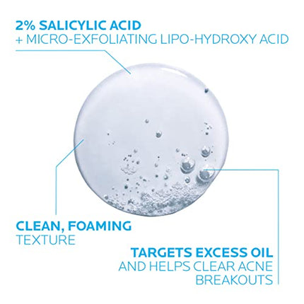 La Roche-Posay Effaclar Medicated Gel Facial Cleanser, Foaming Acne Face Wash with Salicylic Acid, Helps Clear Acne Breakouts and with Oily Skin Control, Oil Free, Fragrance Free in India