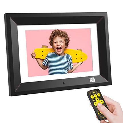 Buy Kodak 10.1 Inch Wood Digital Picture Frame with Remote Control, IPS Screen HD Display, Auto-Rota in India
