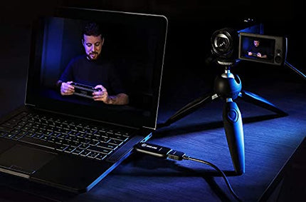 Elgato Cam Link 4K, External Camera Capture Card, Stream and Record with DSLR, Camcorder, ActionCam as Webcam in 1080p60, 4K30 for Video Conferencing, Home Office, Gaming, on OBS, Zoom, Teams, PC/Mac