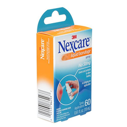 Nexcare No-Sting Liquid Bandage .61 Fluid Ounces, Clear (118-03)