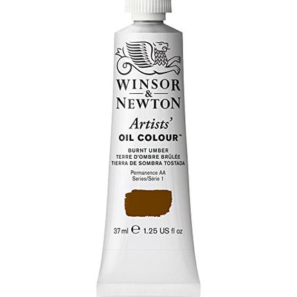 Winsor & Newton Artists' Oil Color, 37ml (1.25 oz) Tube, Burnt Umber