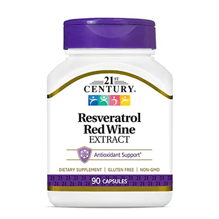 21st Century Resveratrol Red Wine Extract Capsules, 90Count in India