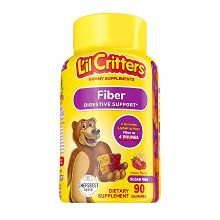 Buy L'il Critters Kids Fiber Gummy Bears Supplement, 90 Count (Packaging may vary) in India India