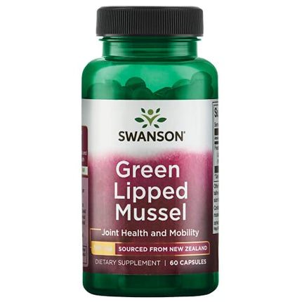 Buy Swanson Green Lipped Mussel (Freeze Dried) New Zealand Joint Health Supplement 500 mg 60 Capsules India