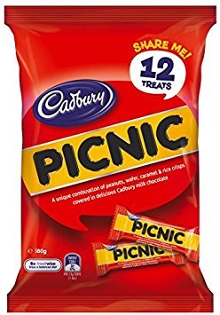 Buy Cadbury Picnic 12 Pack Treat Size (Made in Australia) India