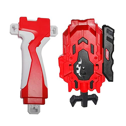 Speder Bey Gyro Blades Launcher and Grip , Battling Burst String Launcher Gyro Light Sparking Left&Right LR Spin Top Compatible with All Bey Burst Series Bey Battling