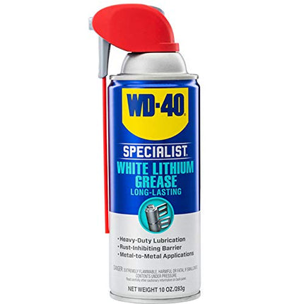 WD-40 Specialist Protective White Lithium Grease Spray with SMART STRAW SPRAYS 2 WAYS, 10 OZ in India