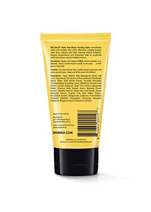 Bee Bald HEAL Post-Shave Healing Balm Immediately Calms & Soothes Damaged Skin, Treats Bumps, Redness, Razor Burn & Other Shaving Related Irritations. in India