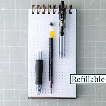 Buy Pilot G2 Retractable Premium Gel Ink Roller Ball Pens, Bold Point, 5-Pack, Black Ink (31303) India