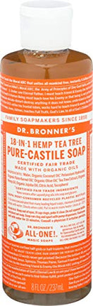 Dr. Bronner’s - Pure-Castile Liquid Soap (Tea Tree, 8 Ounce) in India