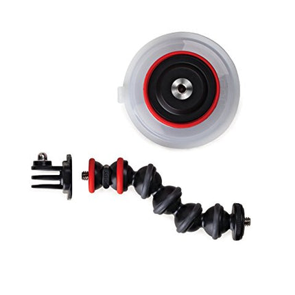 JOBY Suction Cup with GorillaPod Arm for GoPro HERO6 Black, GoPro HERO5 Black, GoPro HERO5 Session, Contour and Sony Action Cam