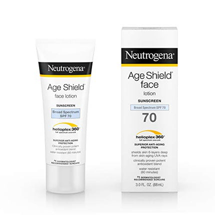 Neutrogena Age Shield Face Lotion Sunscreen Broad Spectrum SPF 70 - 3 Oz
