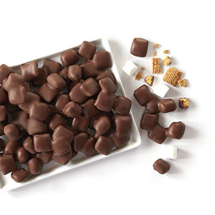 Fannie May S'mores Snack Mix, Milk Chocolate Covered Mini Marshmallows and Graham Cereal, 18oz Bag, 2 Pack