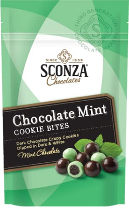 Buy Sconza Chocolate & Mint Cookie Bites | Hand-Crafted Crisp Minty Cookies | Pack of 3 (5 Ounce Each) India