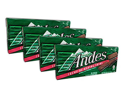 Andes Creme De Menthe Thins, 4.67-ounce -28 Pieces Each Pack (Pack 4)