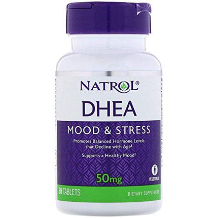 DHEA, 50 mg, 60 Tablets, Natrol