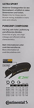 Continental Ultra Sport III 700x25 Black Folding PureGrip