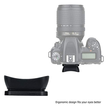 Soft Silicon Camera Viewfinder Eyecup Eyepiece Eyeshade for Nikon D780 D750 D610 D600 D7500 D7200 D7100 D7000 D5600 D5500 D5300 D5200 D5100 D5000 D3500 D3400 D3300 Replaces DK-21 DK-28 DK-25 24 23 20