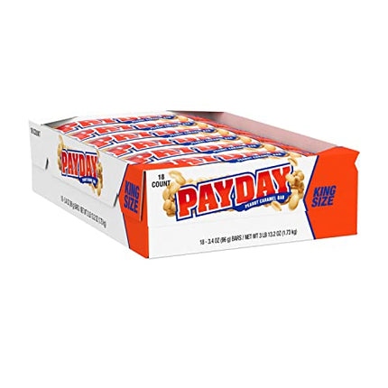 Buy PAYDAY Peanut Caramel King Size Candy, Bulk, Individually Wrapped, 3.4 Oz (Pack of 18) India