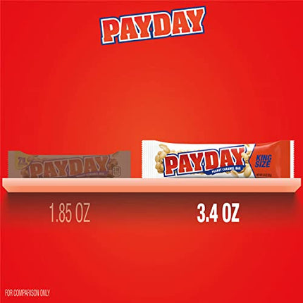 Buy PAYDAY Peanut Caramel King Size Candy, Bulk, Individually Wrapped, 3.4 Oz (Pack of 18) India