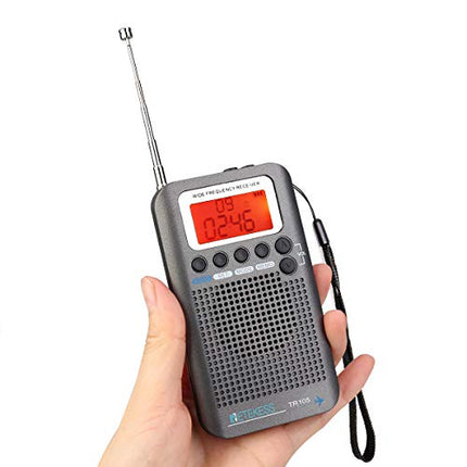 Buy Retekess TR105 Airband Radio, Portable FM AM SW CB AIR All Band DSP Radio, with Digital Clock, A in India