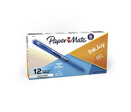 Paper Mate InkJoy Gel Pens, Medium Point, Pure Blue, 12 Count in India