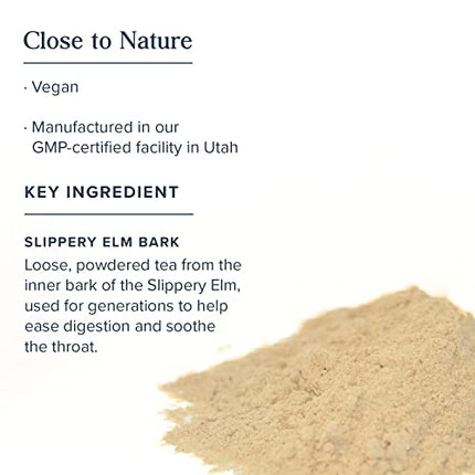 HERITAGE STORE Slippery Elm Bark Tea, Soothing Loose Tea Helps Ease Digestion, Relaxes And Calms The Throat, with Pure Slippery Elm Powder from The Inner Bark, Vegan, No Additives or Fillers, 4oz in India