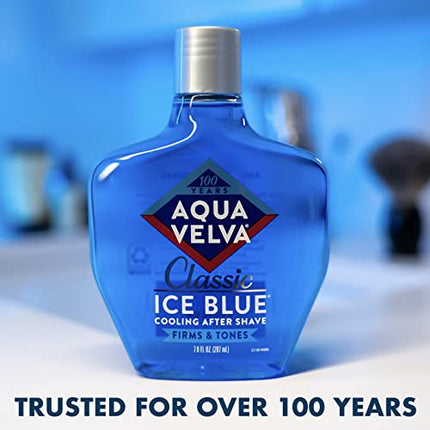Aqua Velva Cooling Mens After Shave, Classic Ice Blue, Soothes, Cools, and Refreshes Skin- 7 Ounce in India