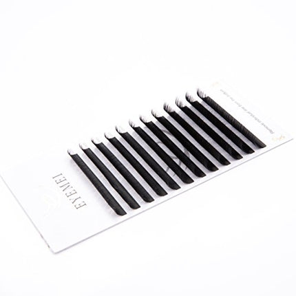 Eyelashes Extension 0.15mm C Curl 11mm Semi Permanent False Eyelash Extensions Natural Individual Silk Lashes Supplies Salon Perfect Use by EYEMEI (0.15-C-11mm)