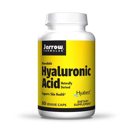 Jarrow Formulas Hyaluronic Acid 50 mg - 60 Veggie Caps - Bioavailable And Naturally Derived - Supports Skin Health - Pure Hyaluronic Acid - 30 Servings in India