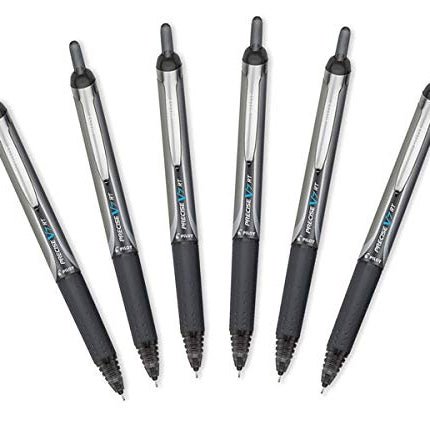 Buy Pilot Precise V7 RT Retractable Rolling Ball Pens, Fine Point, Black Ink, 6 Pack India