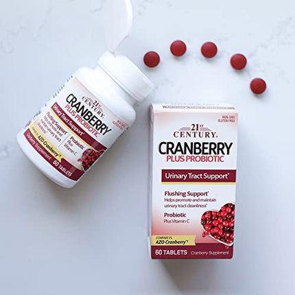Buy 21St Century Cranberry Plus Probiotic 60 Tablets India