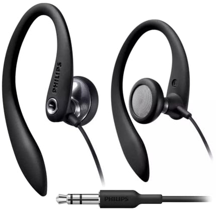 Philips SHS3200BK/37 Flexible Earhook Headphones, Black in India