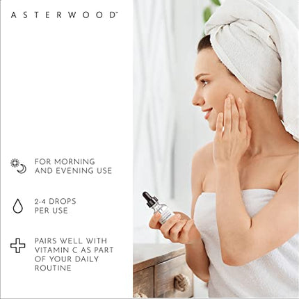 Asterwood Pure Hyaluronic Acid Serum for Face (237 ml/8 oz); Plumping Anti-Aging Face Serum, Hydrating Facial Skin Care Product, Fragrance Free, Pairs Well with Vitamin C Serum & Retinol Serum in India