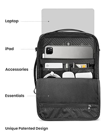 tomtoc Laptop Shoulder Bag for 14-inch MacBook Pro M1/M2 Pro/Max A2779 A2442 2023-2021, 13-inch MacBook Air/Pro, 12.9 iPad Pro, 12.3-14.4 Microsoft Surface Pro/Laptop Studio/Book, Spill-resistant