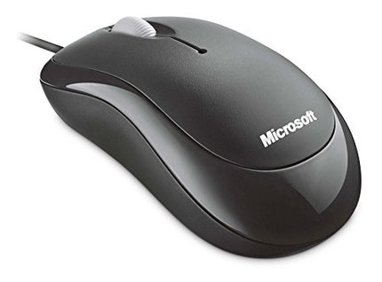 Microsoft Basic Optical Mouse for Business - Black. Comfortable, Wired, USB mouse for PC/Laptop/Desktop, with fast scroll wheel, works with Mac/Windows Computers in India
